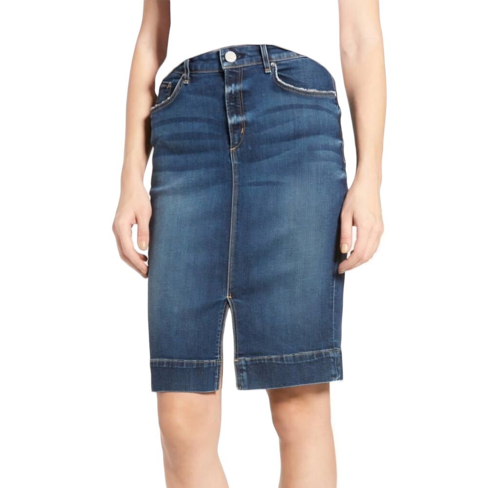 McGuire Anthropologie Denim Pencil Skirt Size 24